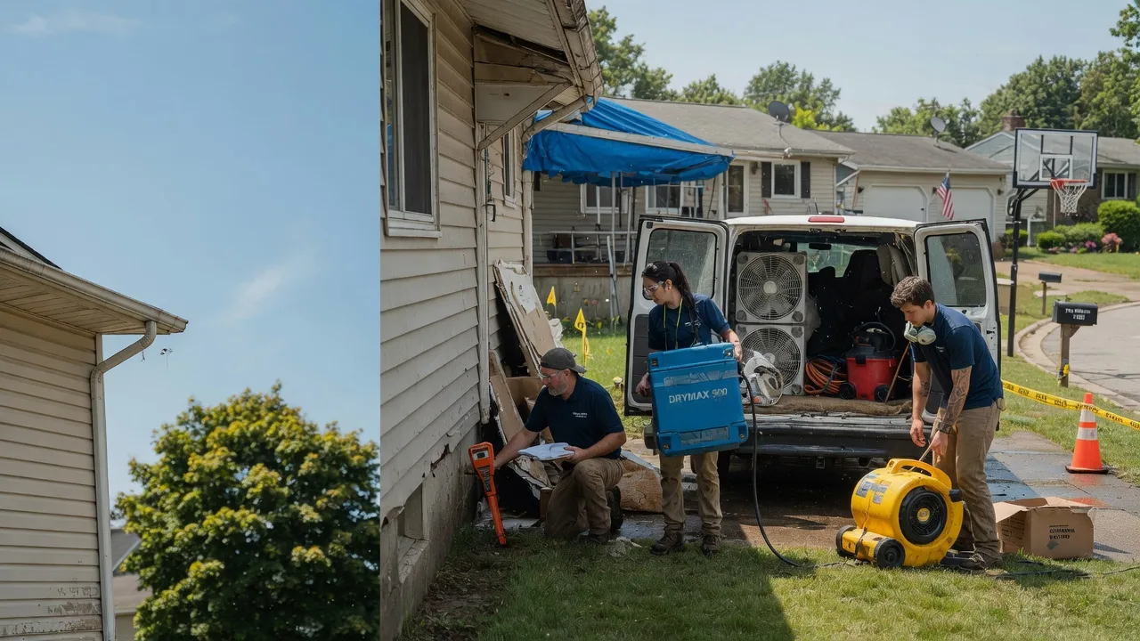 Ceiling Leak Cleanup in Peoria Heights, IL near me